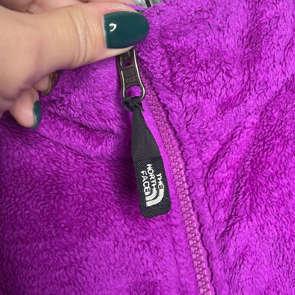 The North Face Vintage Fleece Full Zip Women's Jacket Sz Small Magenta! - Picture 2 of 9